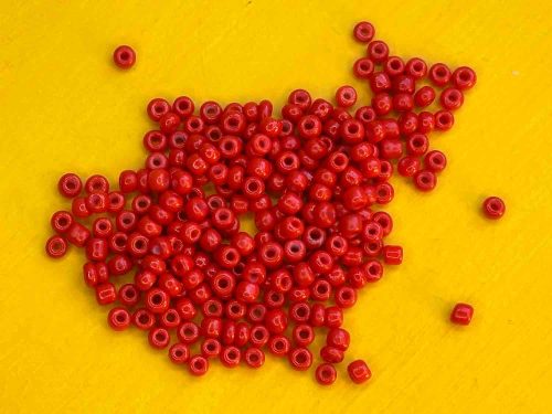 Seed beads 3mm rood